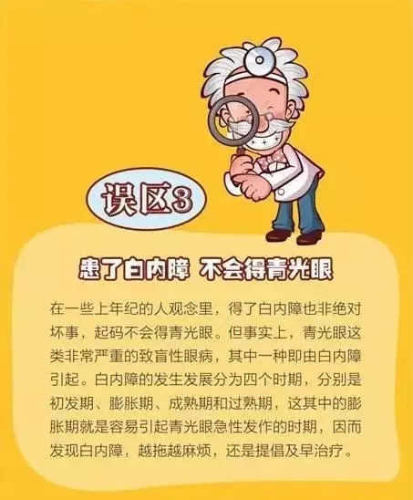 你對(duì)白內(nèi)障的誤解有多深？